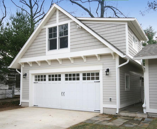 Aspen - Craftsman Style Custom Wood Garage Door