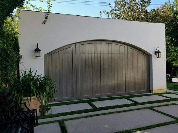 Artesia - Spanish Style Custom Wood Garage Door