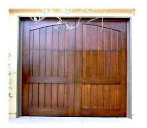 Caprice - Spanish Style Custom Wood Garage Door