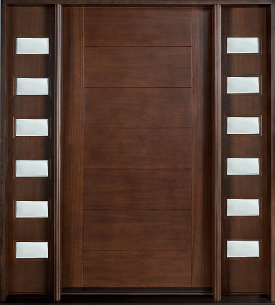 Cooper  - Modern Mahogany Wood Entry Solid Door