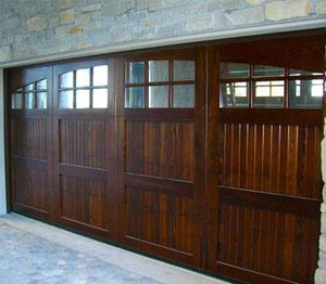Montage - Spanish Style Custom Wood Garage Door