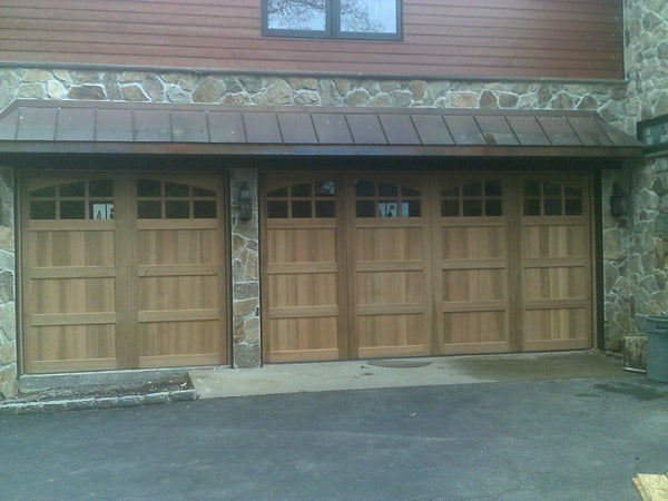 Montage - Spanish Style Custom Wood Garage Door