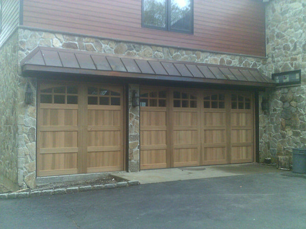 Montage - Spanish Style Custom Wood Garage Door