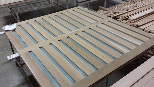 Elena - Modern Style Custom Wood Garage Door