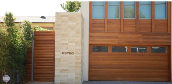 Emilio - Modern Style Custom Wood Garage Door