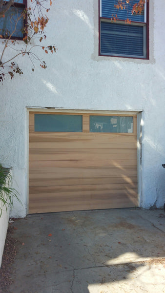 Emilio - Modern Style Custom Wood Garage Door