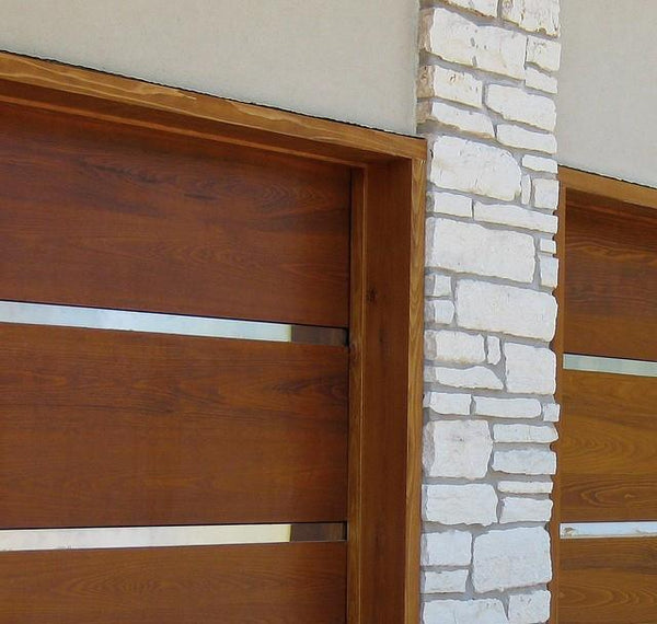 Genesis - Modern Style Custom Wood Garage Door