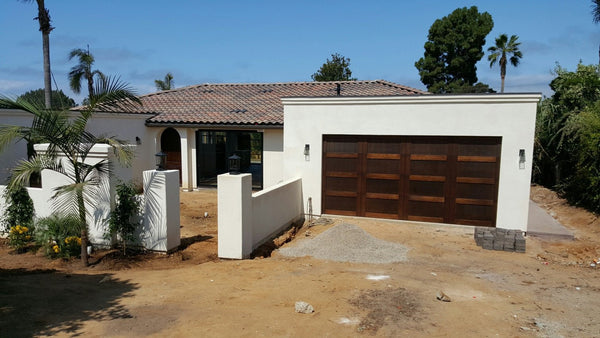 Giovanni - Spanish Style Custom Wood Garage Door