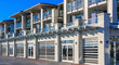 The Horizon - Contemporary Aluminum & Horizontal Glass Garage Door