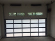 Contemporary Aluminum & Frosted Tempered (Privacy) Glass Garage Door