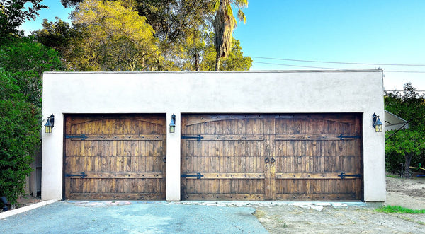 Lafayette - Spanish Style Custom Wood Garage Door