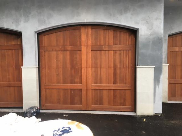 Lafayette - Spanish Style Custom Wood Garage Door