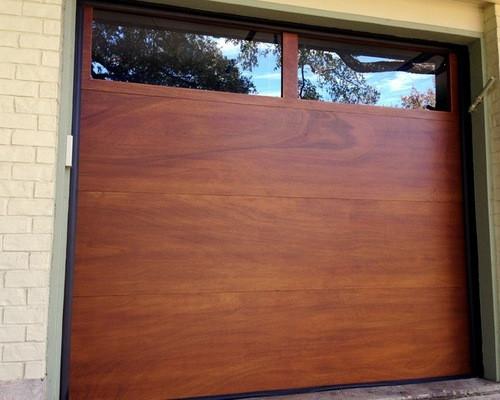 Lucas - Modern Style Custom Wood Garage Door