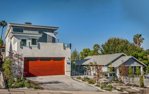 Lucas - Modern Style Custom Wood Garage Door