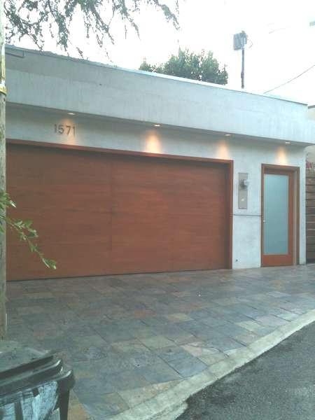 Lucas - Modern Style Custom Wood Garage Door