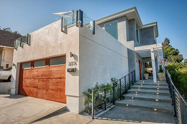 Lucas - Modern Style Custom Wood Garage Door
