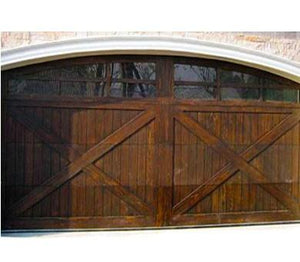 Luciano - Barn Style Custom Wood Garage Door