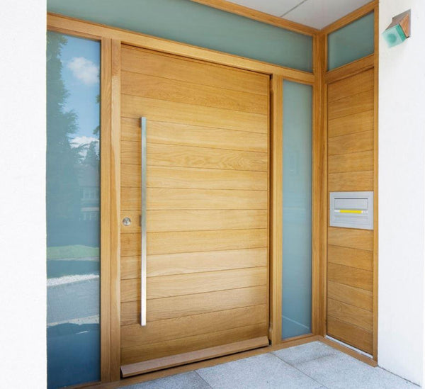 Oasis - Modern Mahogany Wood Entry Solid Door