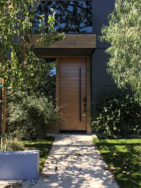 Oasis - Modern Mahogany Wood Entry Solid Door