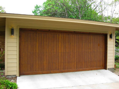 Santiago - Spanish Style Custom Wood Garage Door