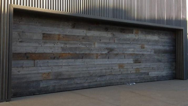 Vinity - Vintage Style Custom Reclaimed Wood Garage Door