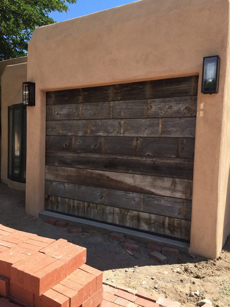 Vinity - Vintage Style Custom Reclaimed Wood Garage Door