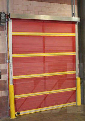 Vinyl Roll Up Door Using External Motor